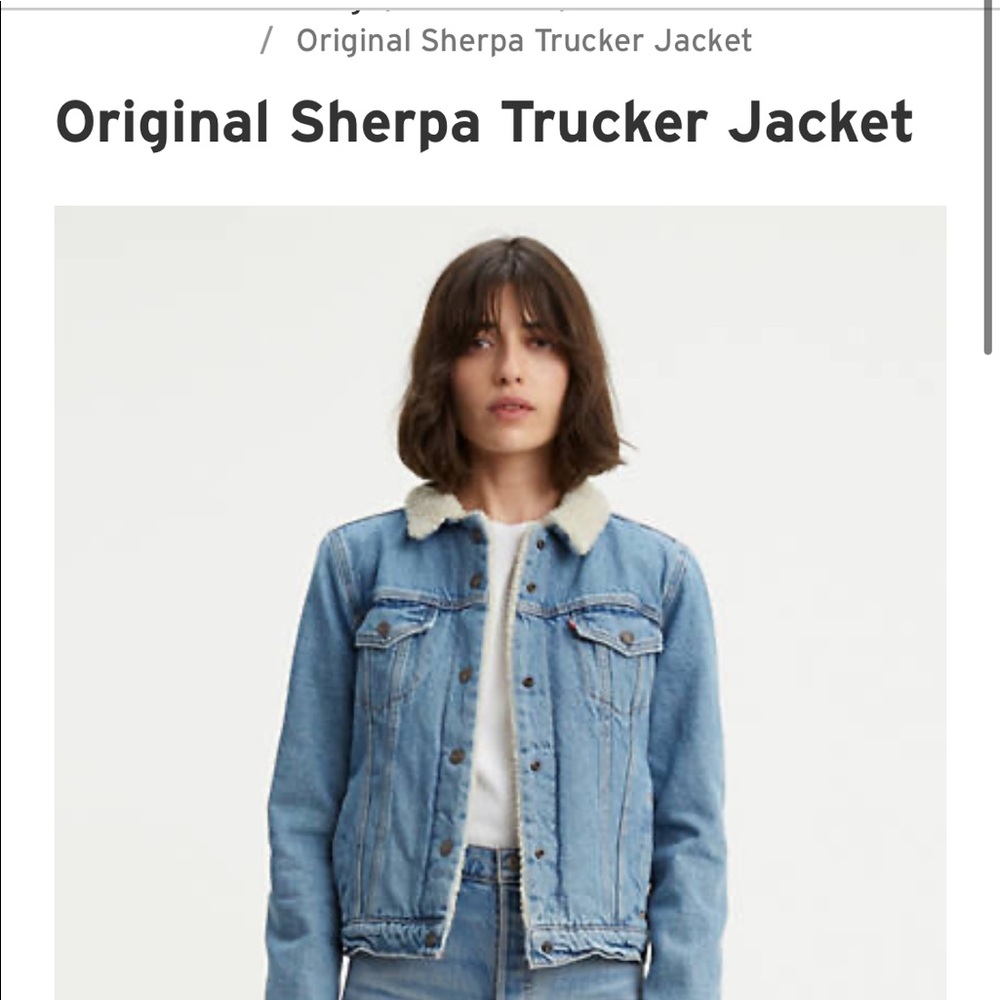 NEW Levi’s original Sherpa trucker jaket - NWT